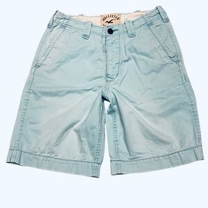 HOLLISTER Casual Shorts 30 Nice Ocean Blue 100% Cotton Classic VGUC